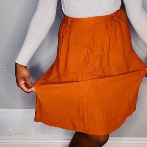 BURNT ORANGE SKIRT!!! SUMMER SPECIAL! BIG SALE!!!!